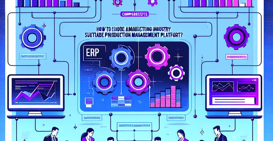 生产管理平台怎么挑？制造业适用 ERP 生产模块对比分析